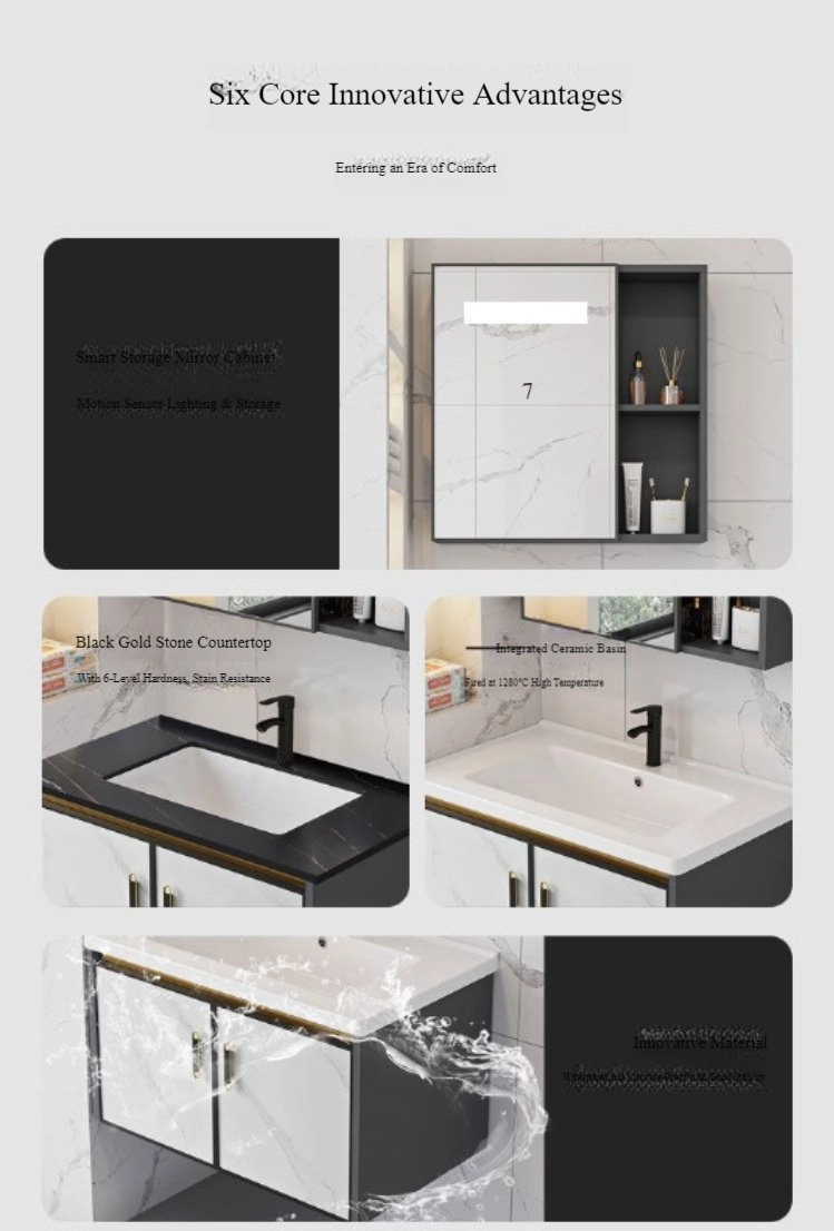 Ceramic Basin: - 1280°C high-temperature fired - 13cm deep design - Splash-proof raised edges - Smooth glazed finish - Easy-clean surface