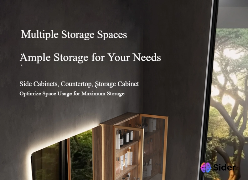 Storage Innovation: - Multi-tier organization - Illuminated display shelving - Soft-close drawers - Hidden storage spaces - Clutter-free design