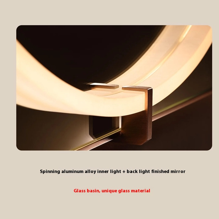 Illumination System: - 3000K warm white LED lighting - Backlit glass panels - Aluminum internal lighting structure - Dynamic light reflection effects - Energy-efficient LED technology