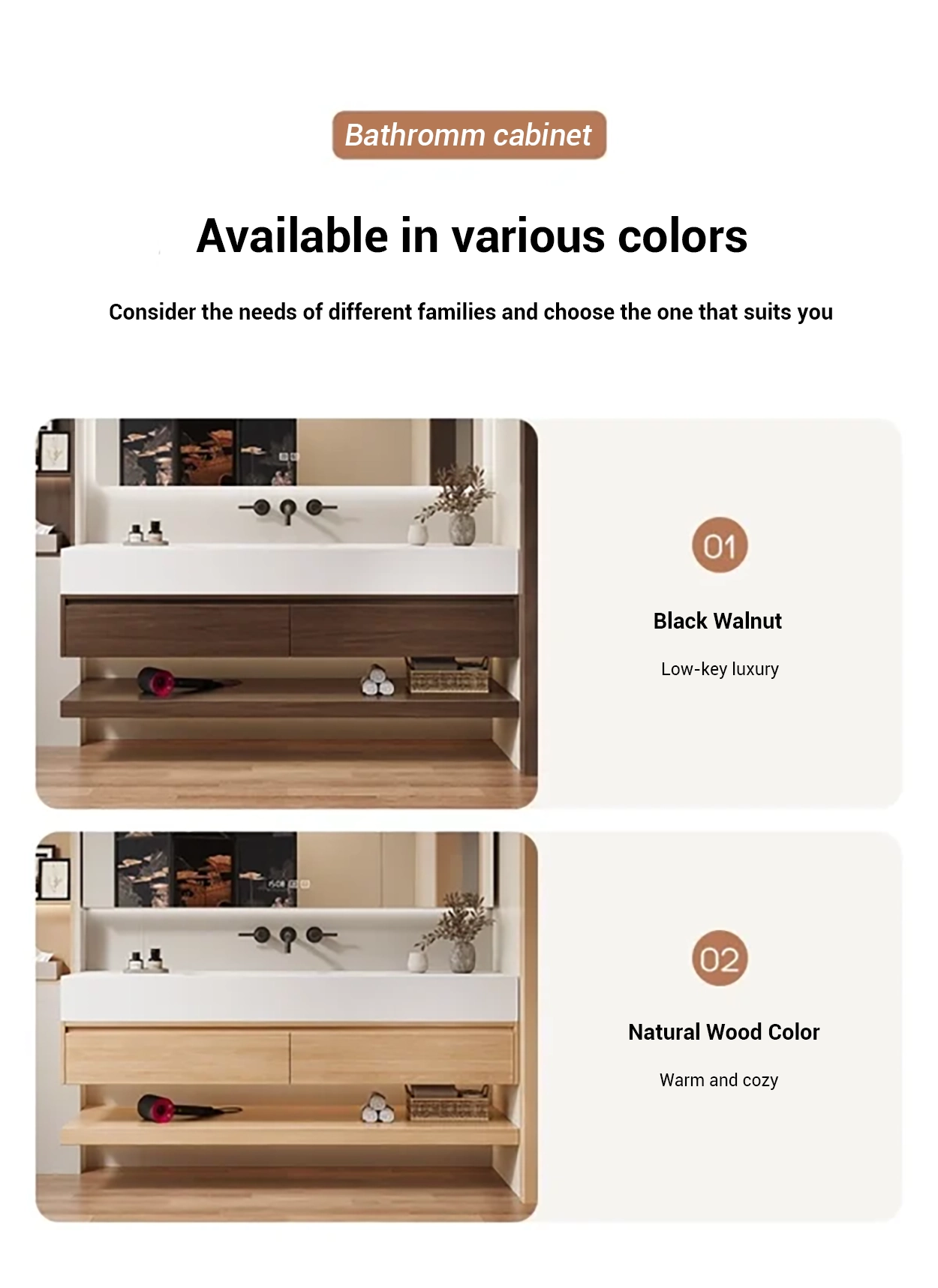 Choose from a variety of colors to suit your family's needs.