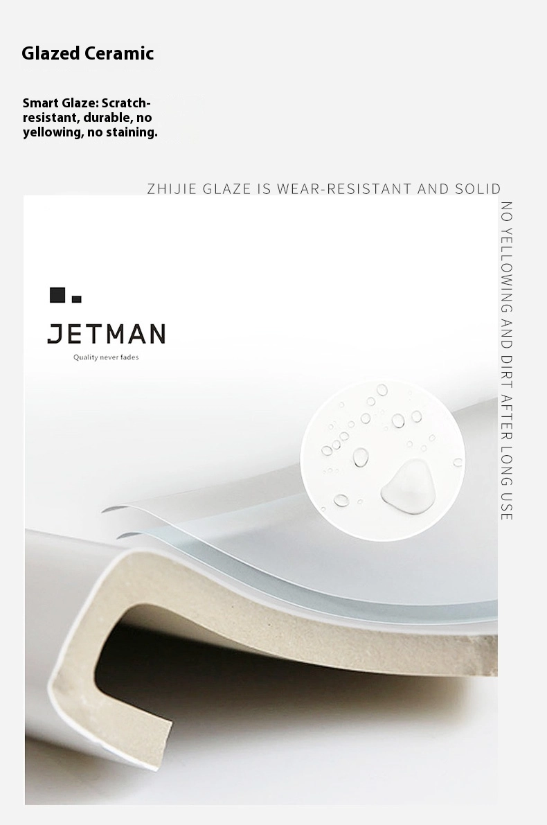 Premium Surface Technology: - Advanced glazed ceramic finish - Anti-yellowing properties - Scratch-resistant surface - Easy-clean technology - Stain-resistant coating