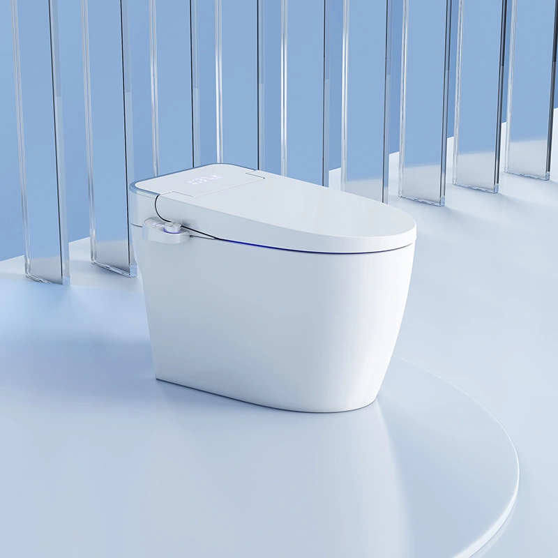085 Compact Smart Toilet with Tankless Design and Touch Control Panel