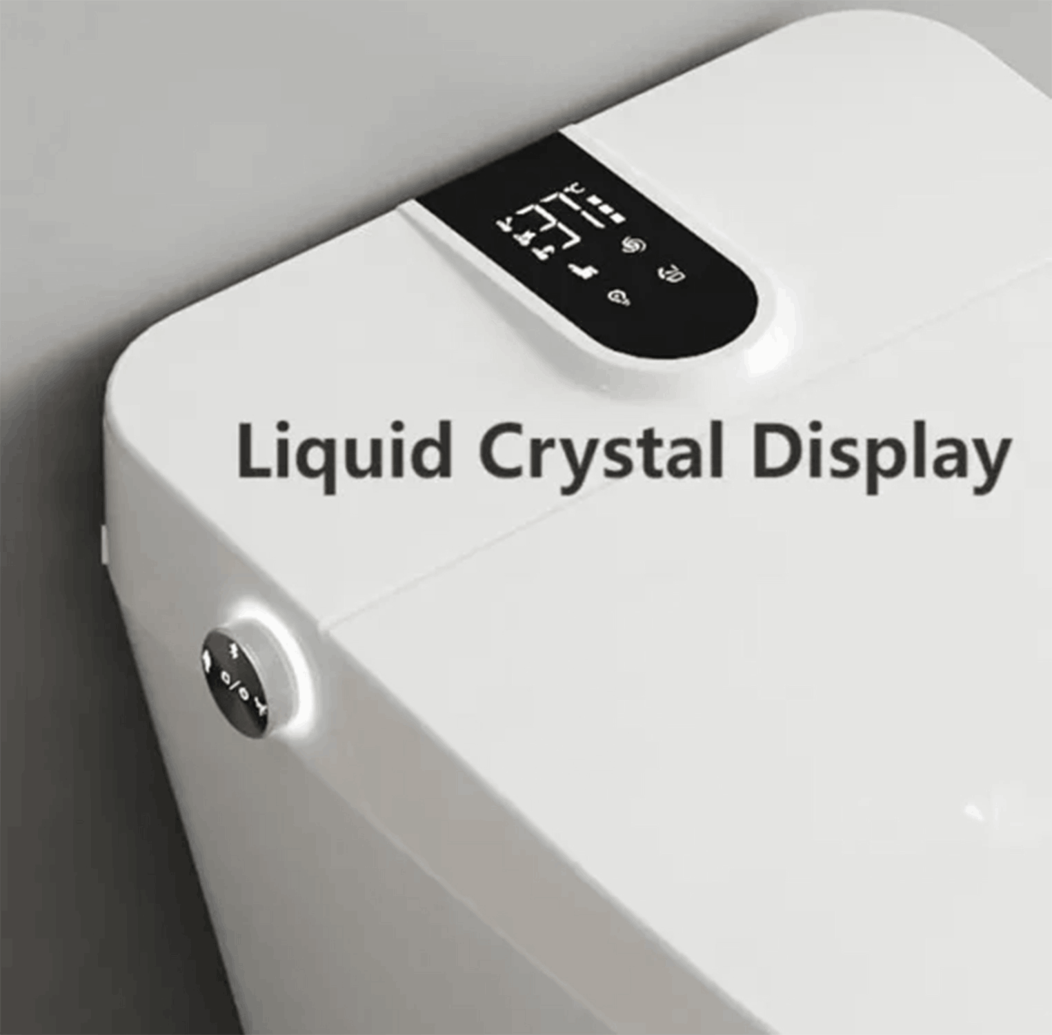 Liquid Crystal Display 029 Smart Bidet Toilet Automatic Flushing Heated Seat Tankless Design Suitable for Hotels Apartments Projects
