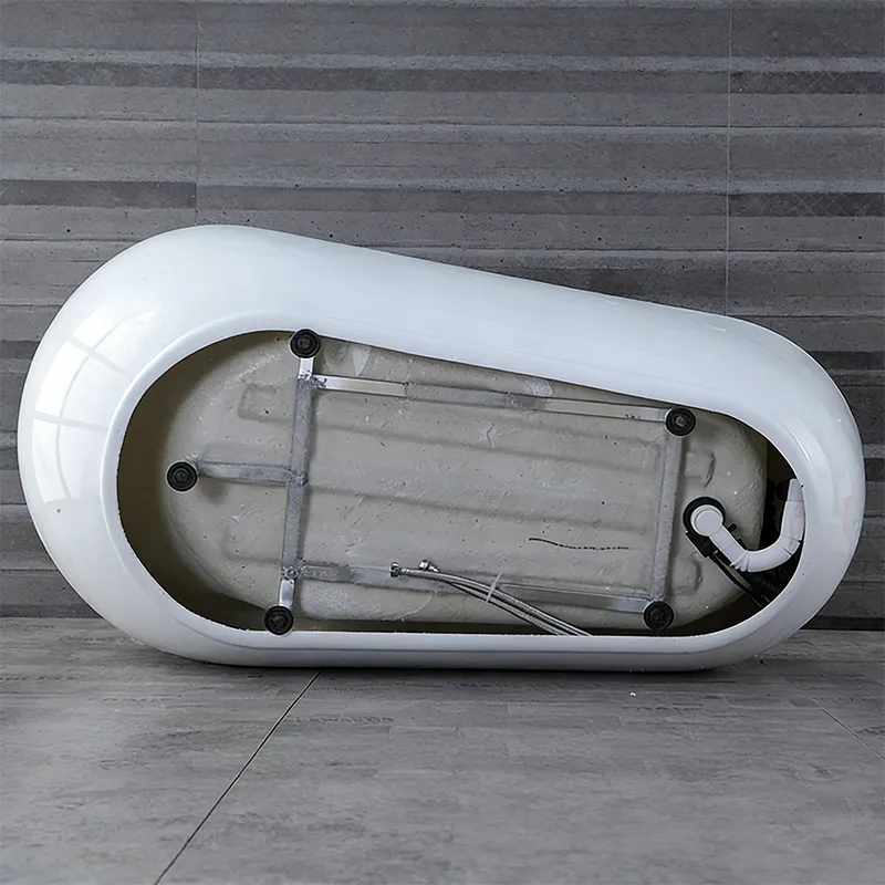 OMQ-9171B Acrylic Freestanding Bathtub Deep Soaking Bathtub for Luxury Bathroom Suites 5 OMQ-9171B Acrylic Freestanding Bathtub Deep Soaking Bathtub for Luxury Bathroom Suites 5