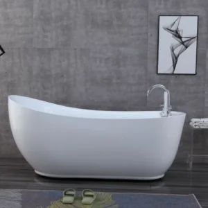 OMQ-9171B Acrylic Freestanding Bathtub Deep Soaking Bathtub for Luxury Bathroom Suites