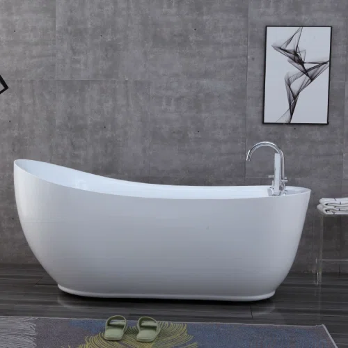 OMQ-9171B Acrylic Freestanding Bathtub Deep Soaking Bathtub for Luxury Bathroom Suites