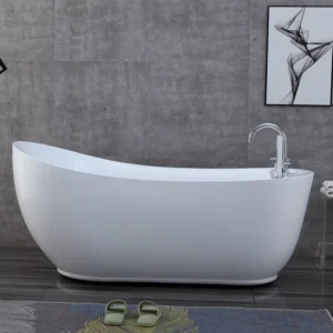 OMQ-9171B Acrylic Freestanding Bathtub Deep Soaking Bathtub for Luxury Bathroom Suites