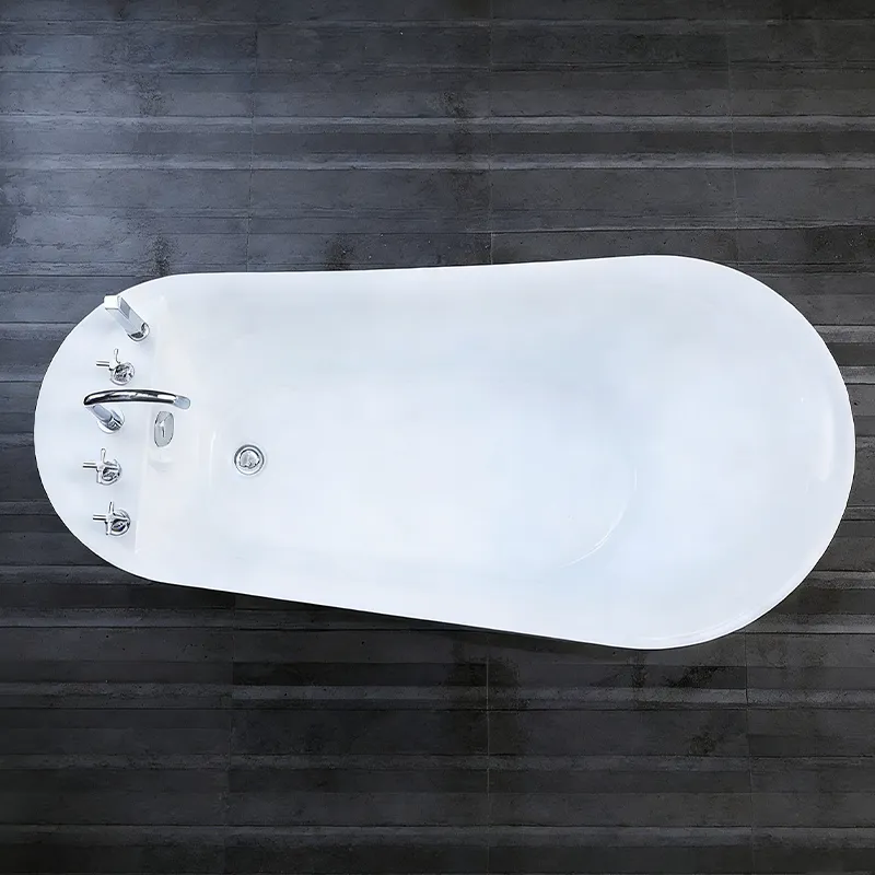 OMQ-9171B Acrylic Freestanding Bathtub Deep Soaking Bathtub for Luxury Bathroom Suites 3 OMQ-9171B Acrylic Freestanding Bathtub Deep Soaking Bathtub for Luxury Bathroom Suites 3