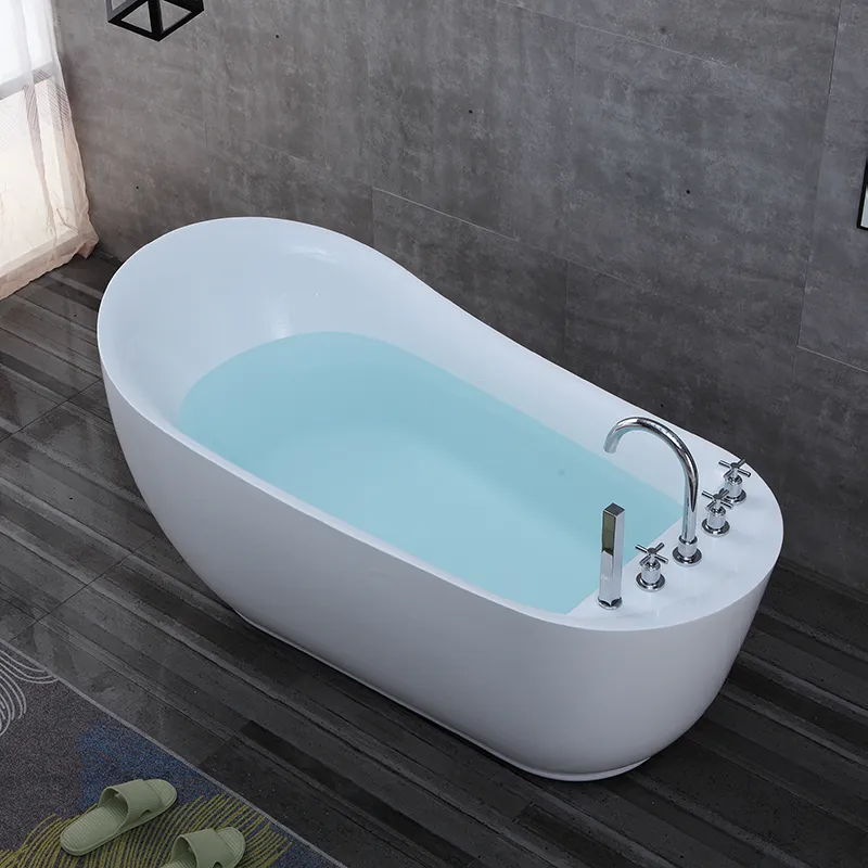 OMQ-9171B Acrylic Freestanding Bathtub Deep Soaking Bathtub for Luxury Bathroom Suites 1 OMQ-9171B Acrylic Freestanding Bathtub Deep Soaking Bathtub for Luxury Bathroom Suites 1