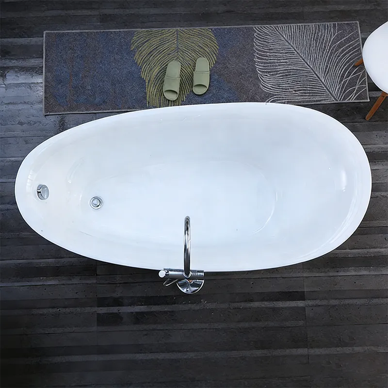 OMQ-91725 Freestanding Acrylic Bath Tub Spacious Interior Comfort Curve Backrest for Full-Body Relaxation 3 OMQ-91725 Freestanding Acrylic Bath Tub Spacious Interior Comfort Curve Backrest for Full-Body Relaxation 3