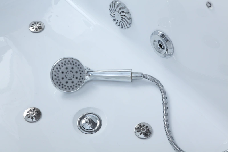 Inner OMQ-91760 Freestanding Massage Bathtub Elegant Design with Powerful Jet System and Anti Slip Base