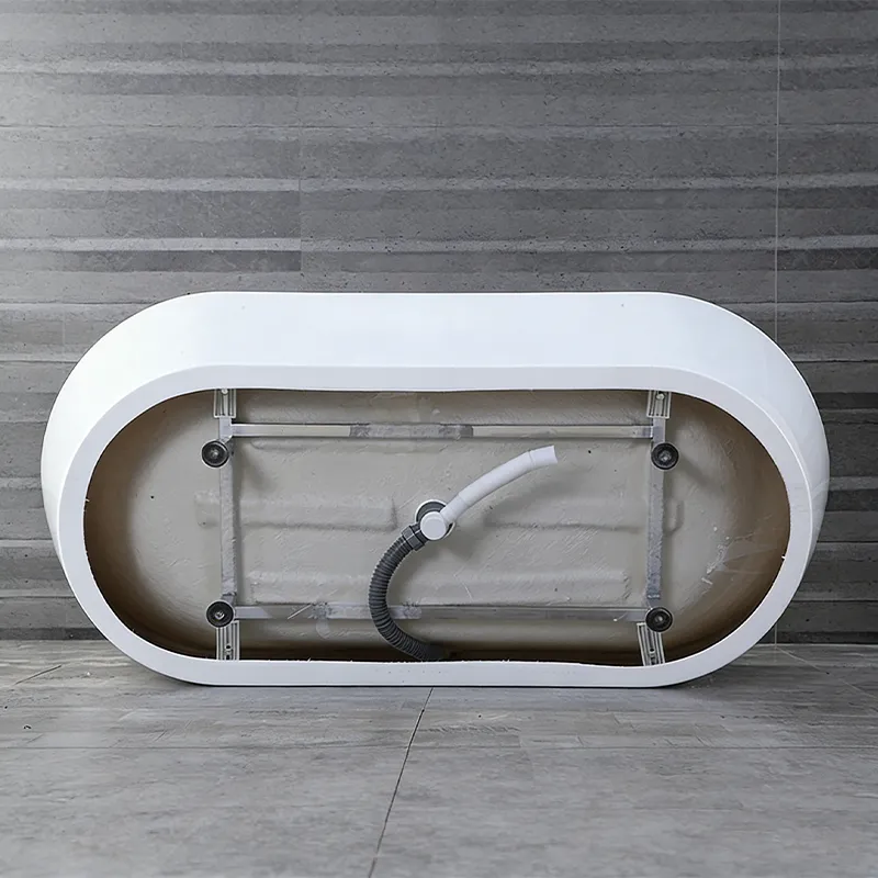 OMQ-91726 Luxury White Freestanding Soaking Bathtub Durable Acrylic Deep Tub for Bathroom Remodeling 3 OMQ-91726 Luxury White Freestanding Soaking Bathtub Durable Acrylic Deep Tub for Bathroom Remodeling 3