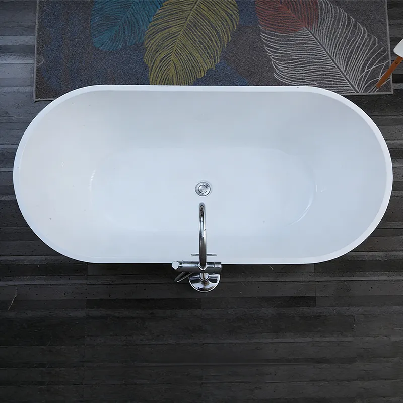 OMQ-91726 Luxury White Freestanding Soaking Bathtub Durable Acrylic Deep Tub for Bathroom Remodeling 1 OMQ-91726 Luxury White Freestanding Soaking Bathtub Durable Acrylic Deep Tub for Bathroom Remodeling 1