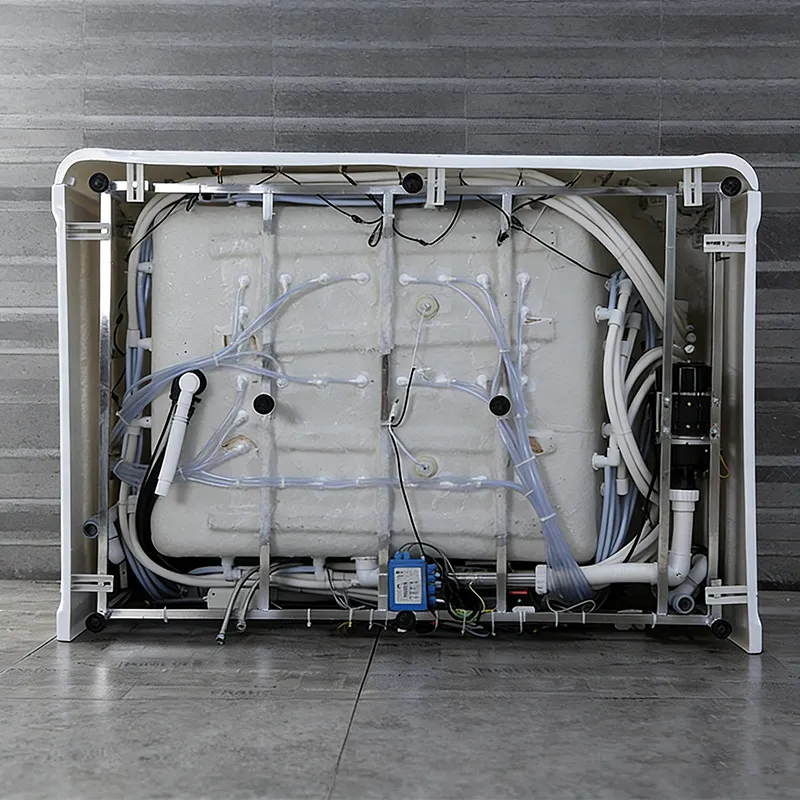 OMQ-91735 Indoor Spa Two-Ended Whirlpool Bathtub with Thermostatic Control Hydro Jets and Built in Ozone Sterilization 5 OMQ-91735 Indoor Spa Two-Ended Whirlpool Bathtub with Thermostatic Control Hydro Jets and Built in Ozone Sterilization 5