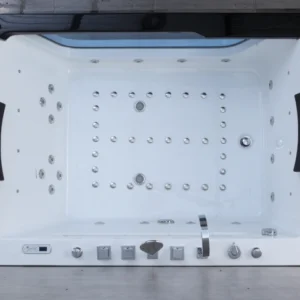 Inner OMQ-91735 Indoor Spa Whirlpool Bathtub with Thermostatic Control Hydro Jets and Built in Ozone Sterilization