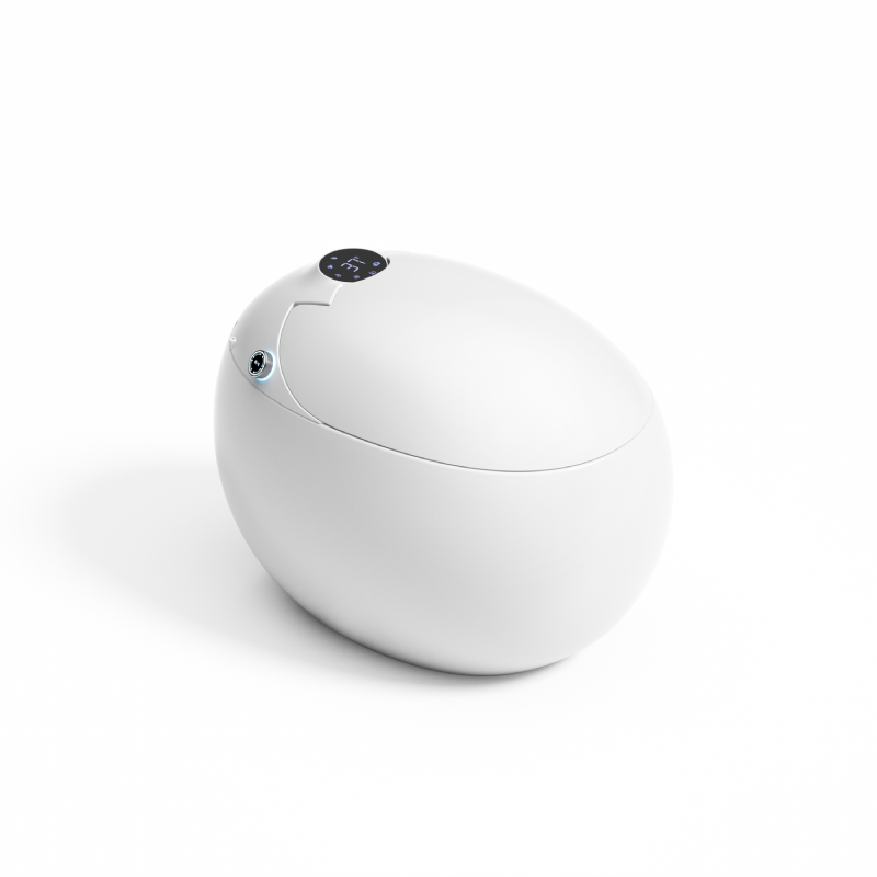Smart Automatic Toilet - Luxury Intelligent Floor-Mounted Water Closet with Self-Lifting Lid