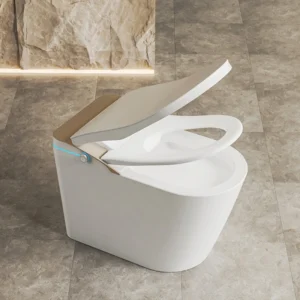 Luxury Smart Bidet Toilet - Voice Control, Automatic Functions and Aromatherapy with Quiet Lid Opening
