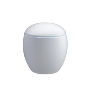 Oval smart toilet with built-in pressure tank and multi-mode comfort system