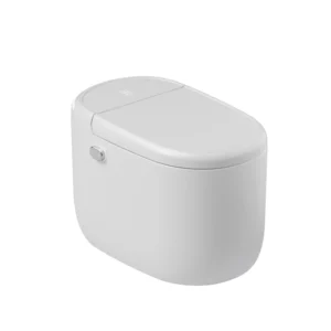White Smart Luxury Electronic Bidet Toilet - UV Sterilization, Instant Heating, Automatic Flush