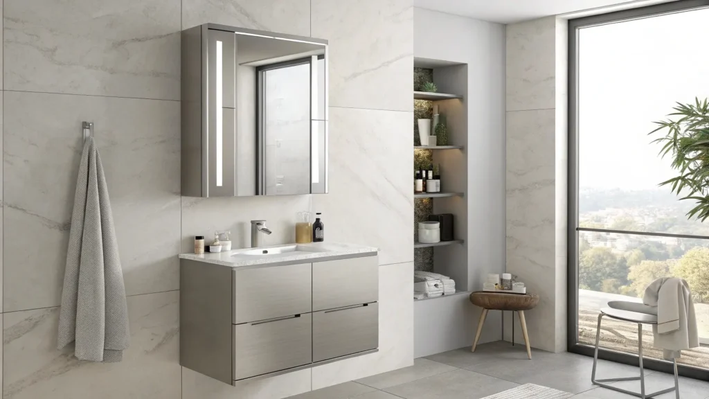 Are Stainless Steel Bathroom Cabinets Suitable for Bulk Orders, Especially for Hotels?