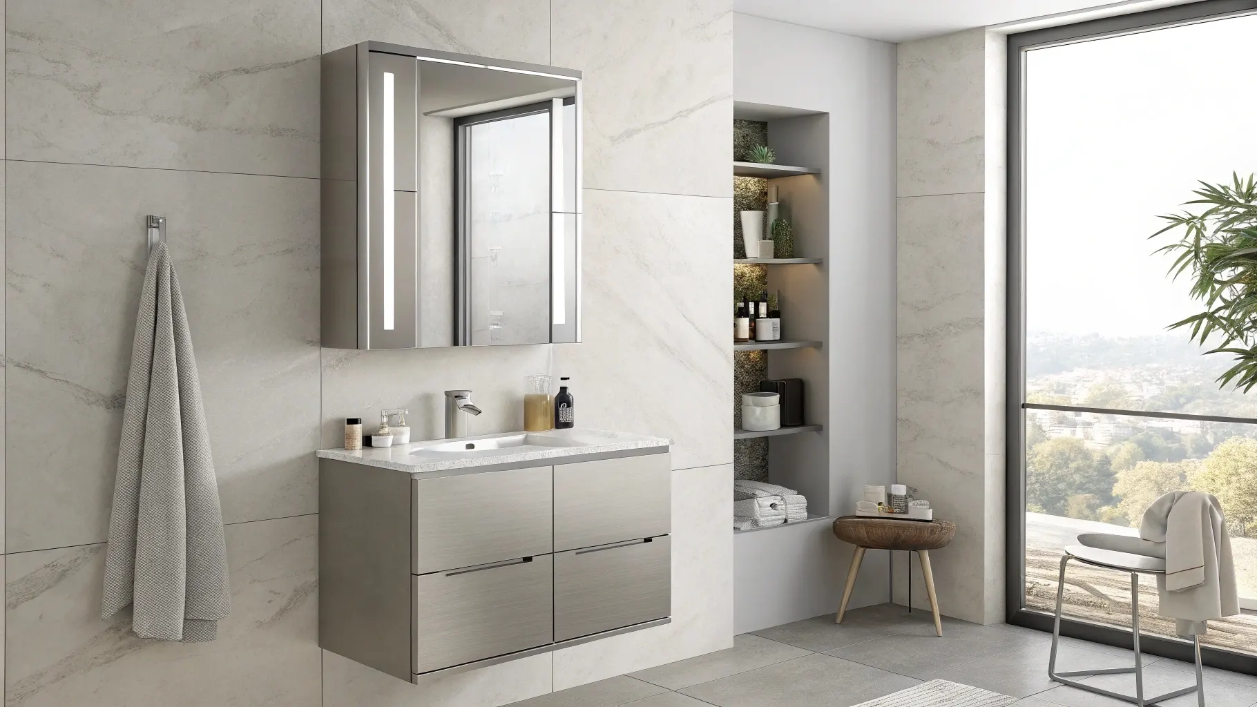 Are Stainless Steel Bathroom Cabinets Suitable for Bulk Orders, Especially for Hotels?
