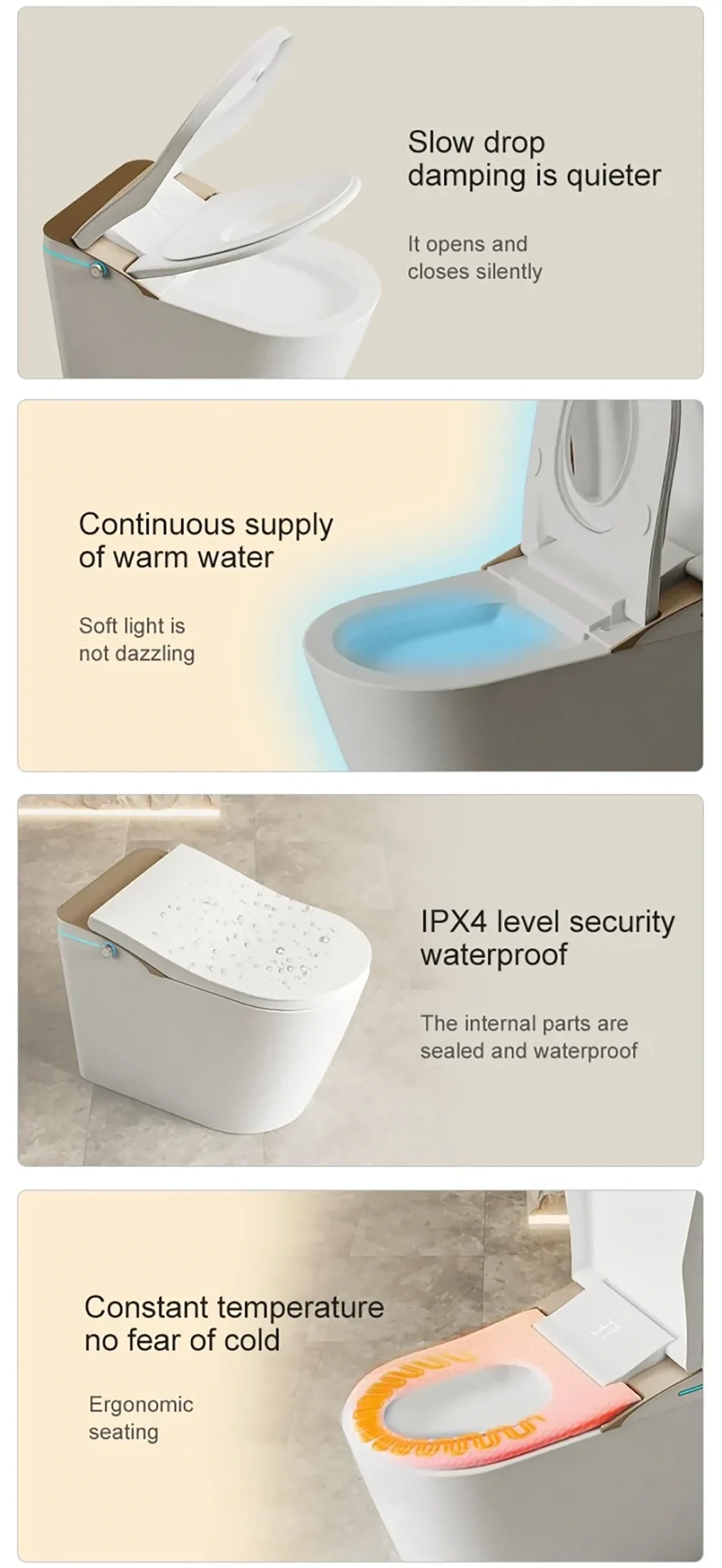 K1 Luxury Smart Bidet Toilet - Voice Control, Auto Functions & Aromatherapy 3