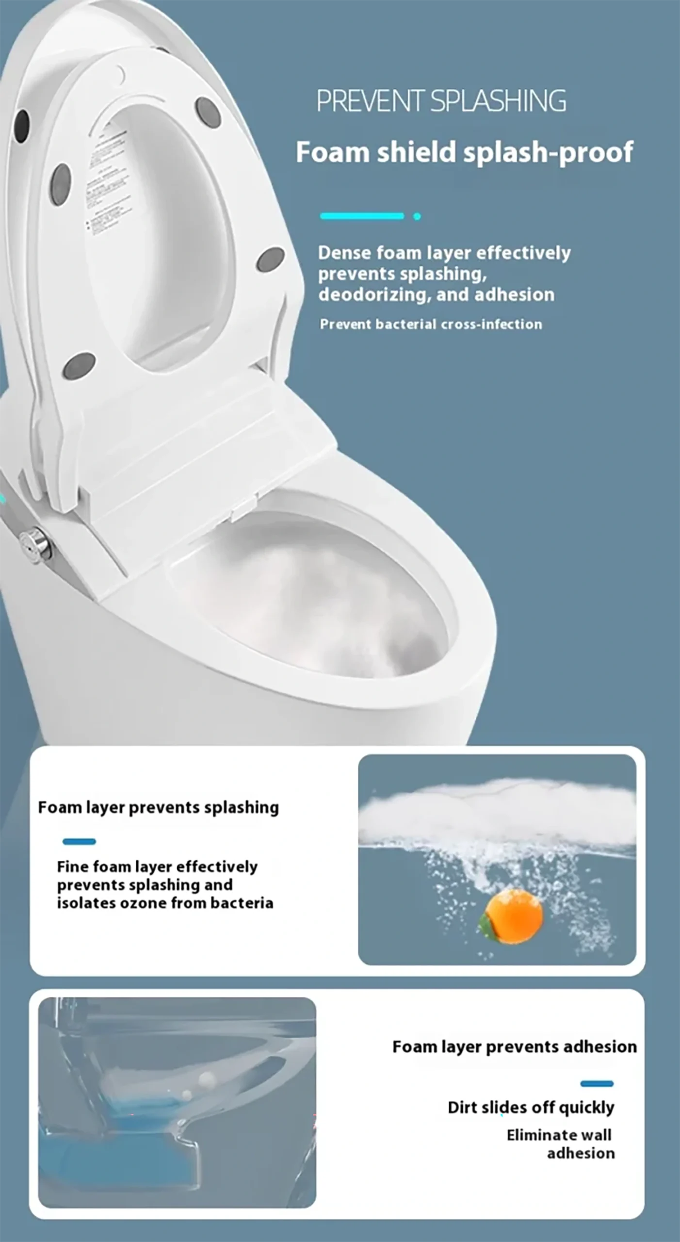 706 Smart Dual-Pit Instant-Heat Toilet with Ambient Lighting and Powerful Swirl Flush 3