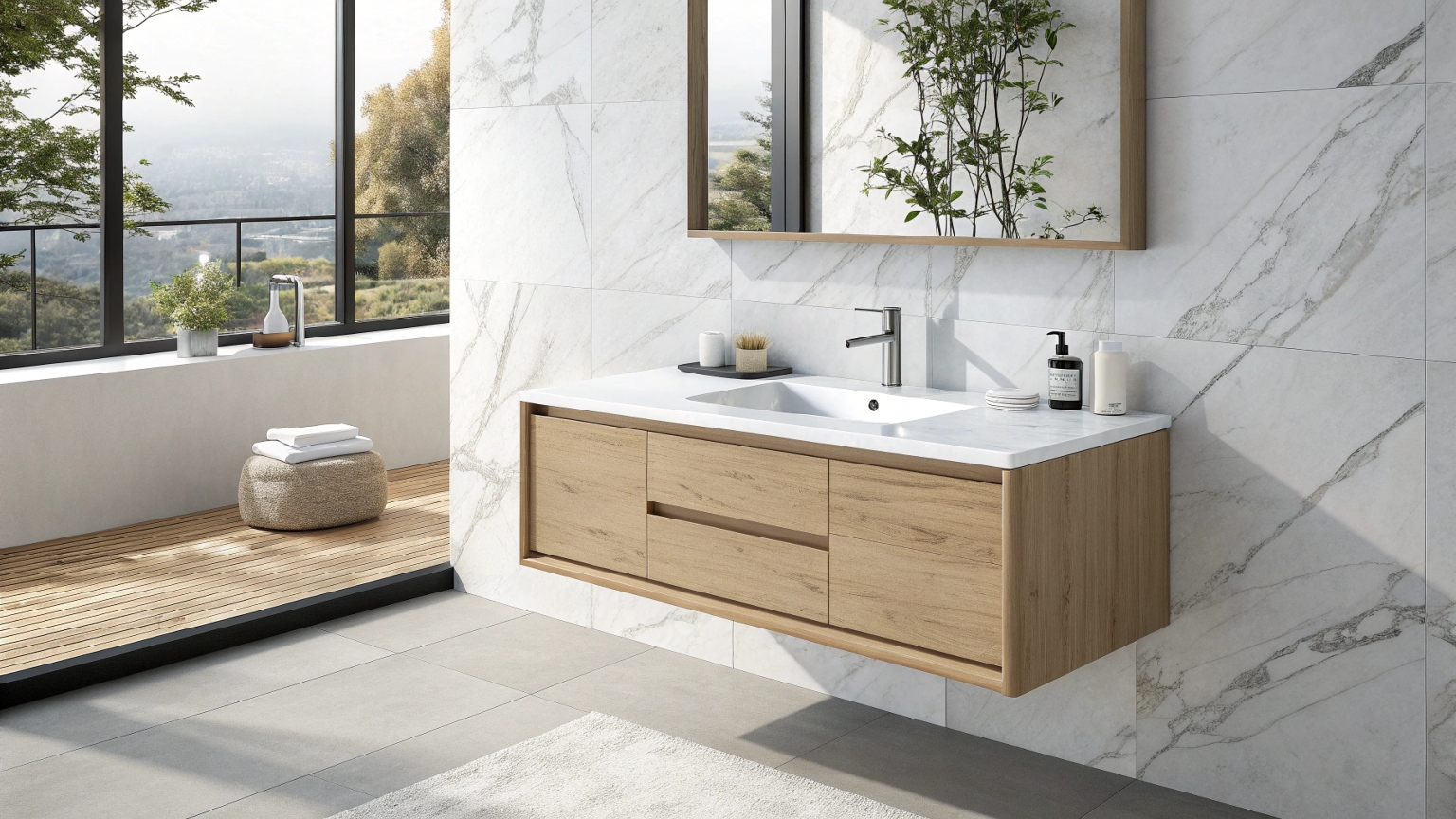 Cost to replace bathroom vanity for Hotel wholesalers?