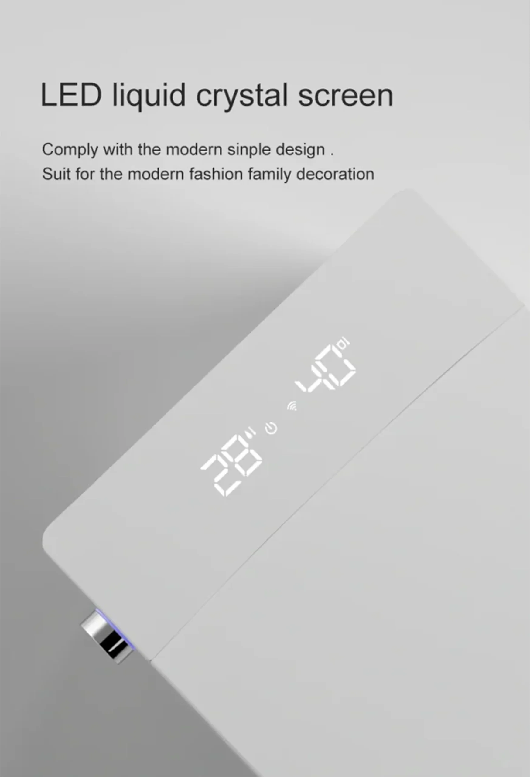 T4P Tankless Smart Toilet Automatic Flush System Heated Bidet LED Screen for Bathroom Project 2