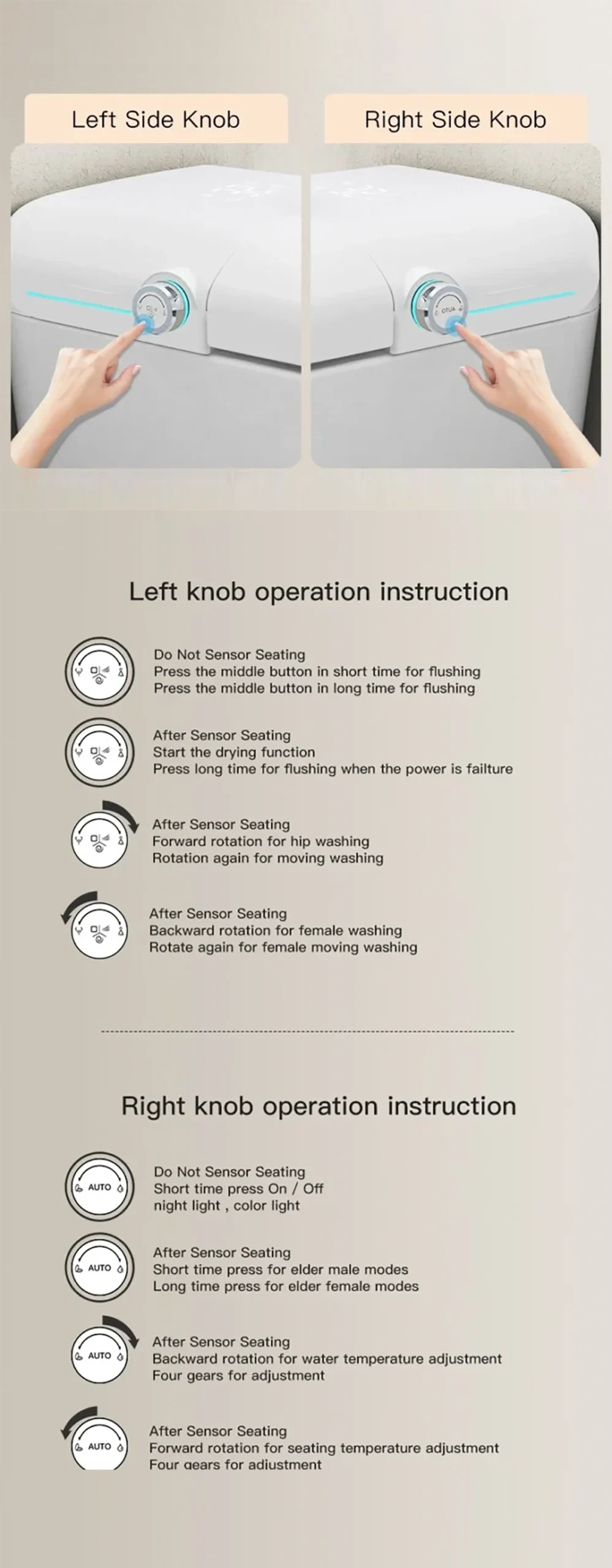 U2 Smart Toilet with Jet Siphon Flushing – Instant Heating & IPX4 Waterproof 2