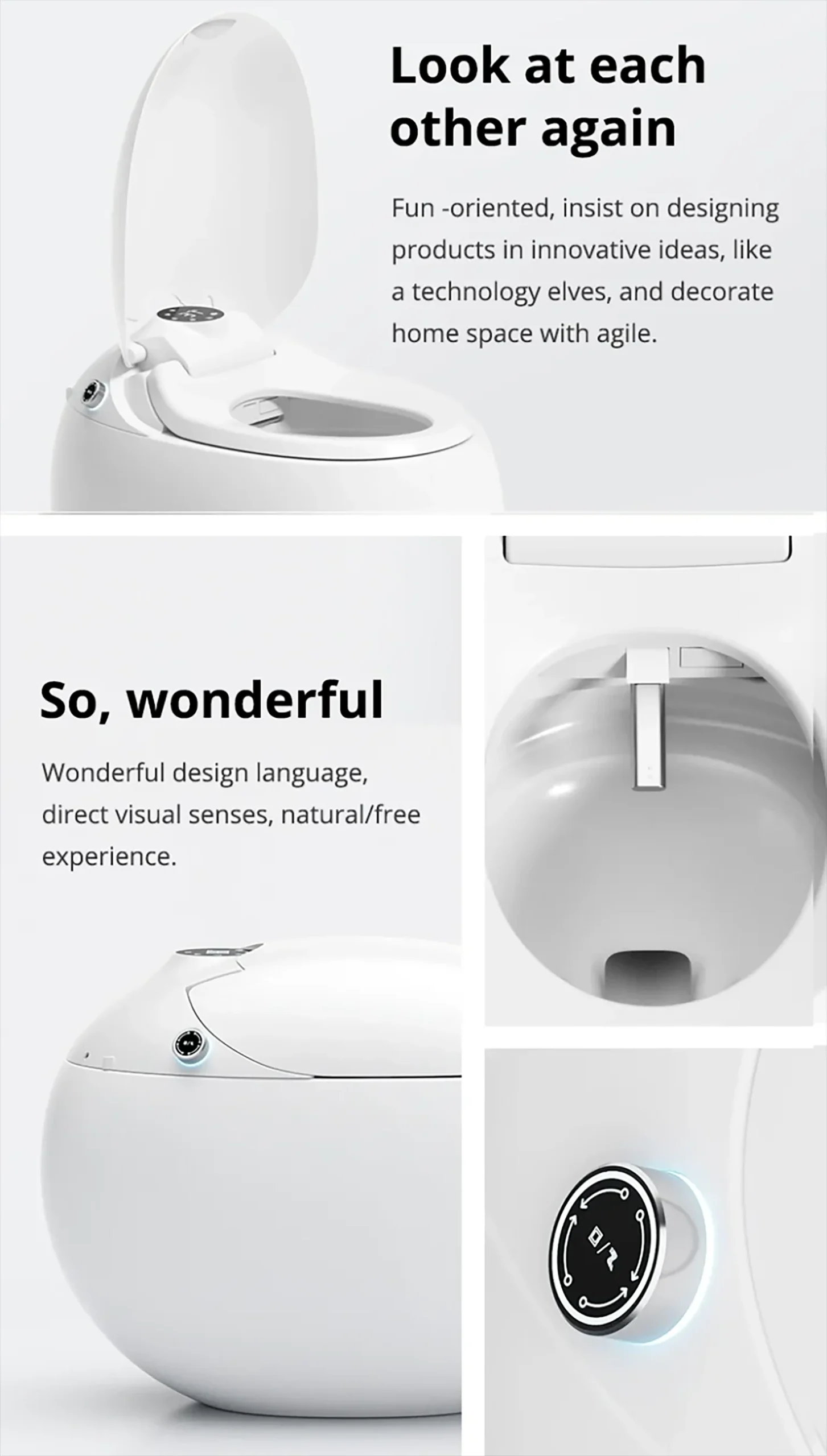 K9-D Smart Automatic Toilet - Luxury Intelligent Floor-Mounted Water Closet with Self-Lifting Lid Date Sheet 2