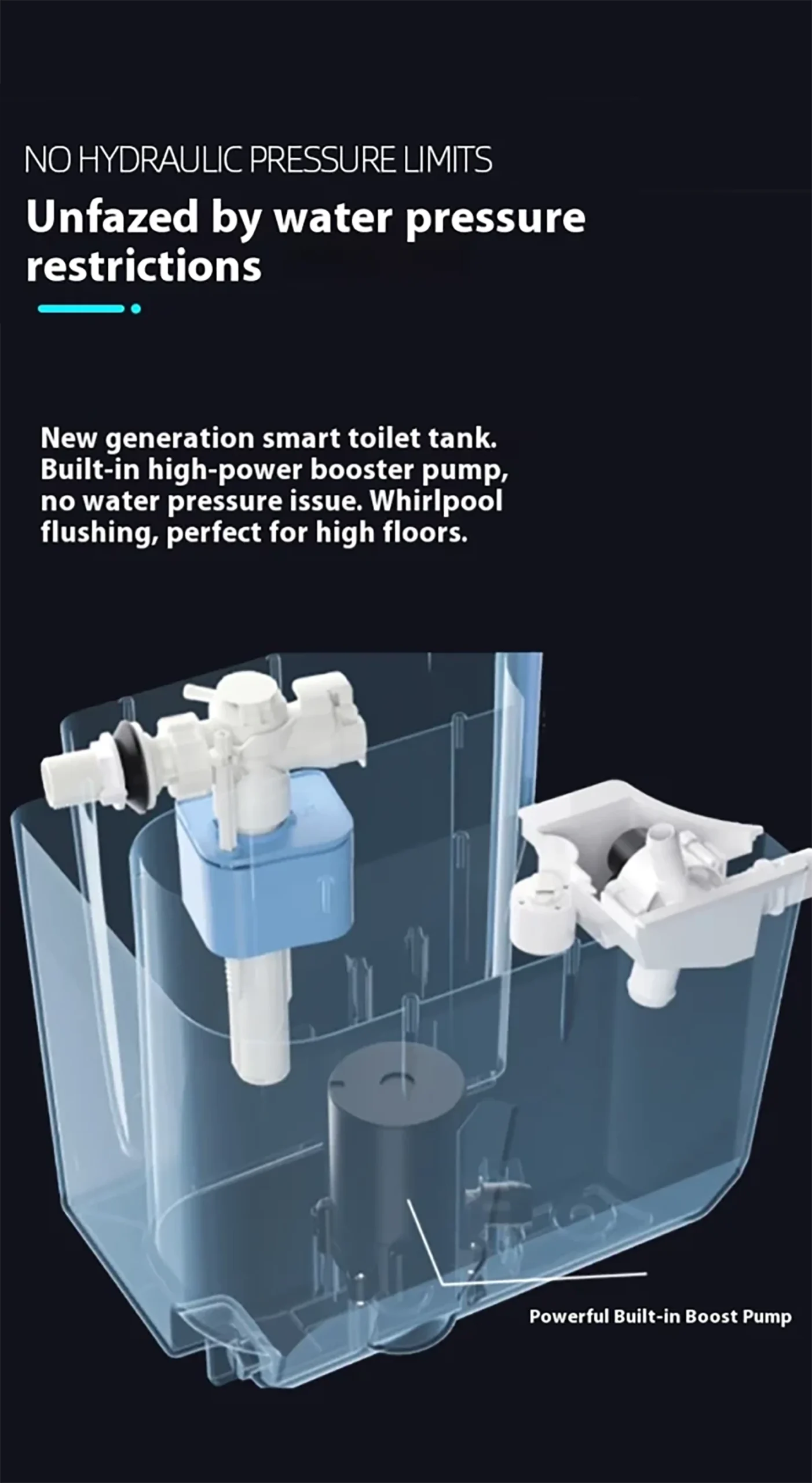 706 Smart Dual-Pit Instant-Heat Toilet with Ambient Lighting and Powerful Swirl Flush 2
