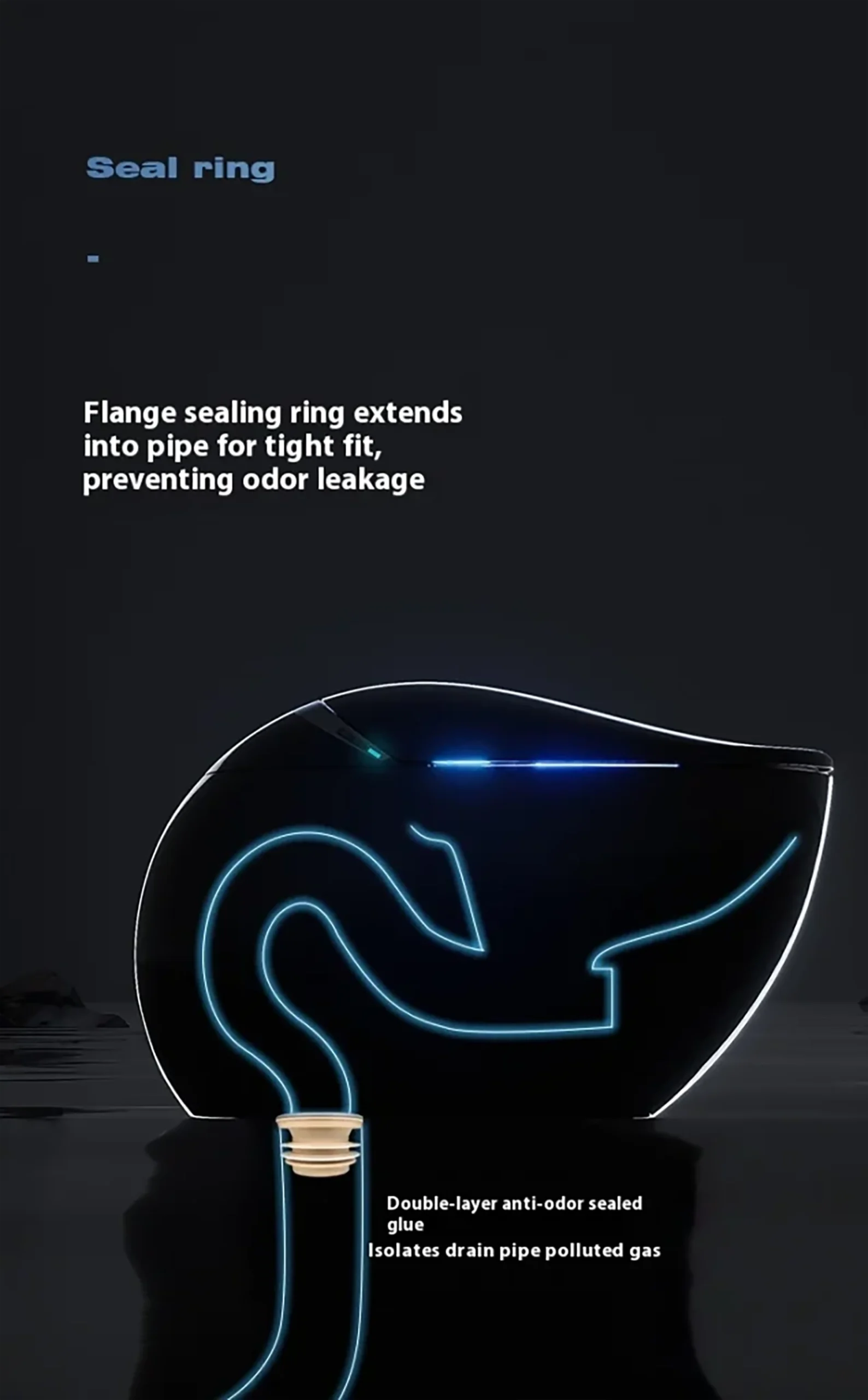 ZN-0973 Smart Toilet with Built-In Pressure Tank & Multi-Mode Comfort System 3