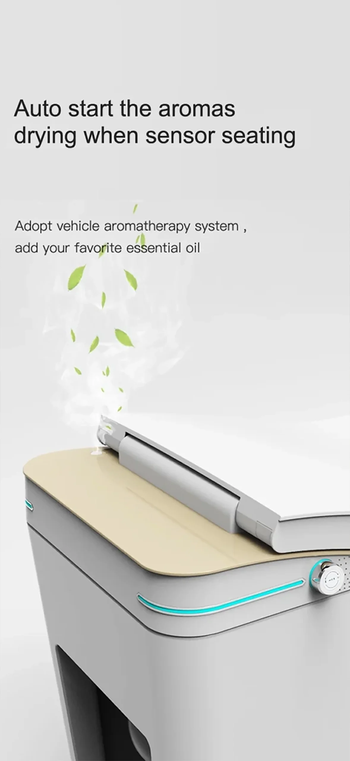 K1 Luxury Smart Bidet Toilet - Voice Control, Auto Functions & Aromatherapy 2