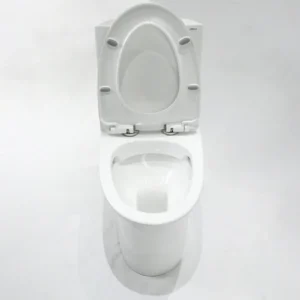 WP-8612 Chic White Bathroom Toilet with Dual Flush System - Silent Opening
