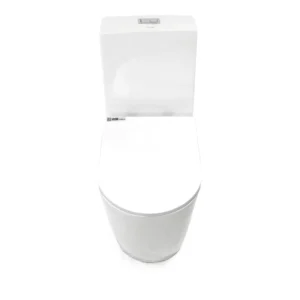 WP-1023 integrated flush toilet with comfortable height bidet seat and slow-down cover, with water absorption rate as low as 0.5%