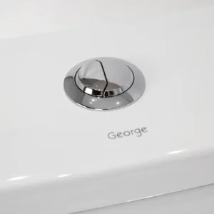 WP-0067A Bathroom floor-standing toilet with slow-down seat and dual flush system, dual flush mode controls water volume