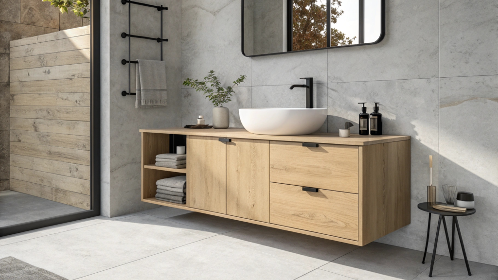 How much do different types of bathroom vanities cost in bulk?