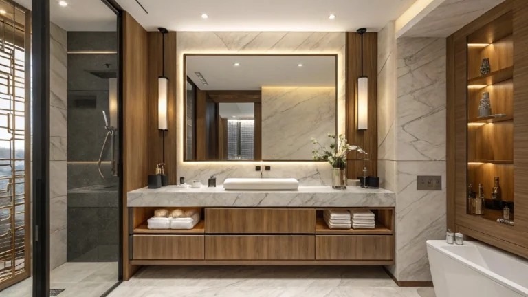 hotel bathroom vanity design trend for 2025