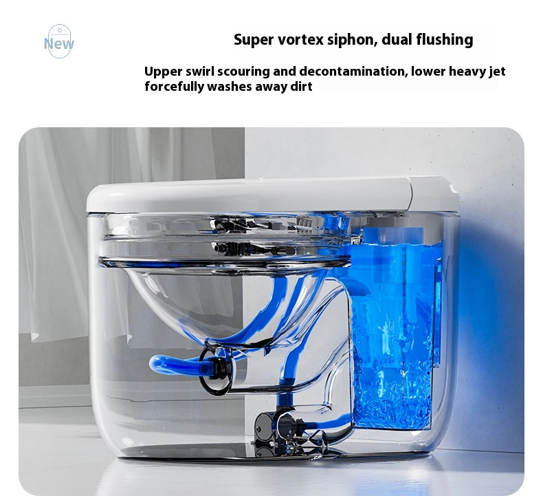 Smart Sensing Auto-Flush - Small flush (6-30s occupancy) - Full flush (>30s occupancy) - Hands-free operation