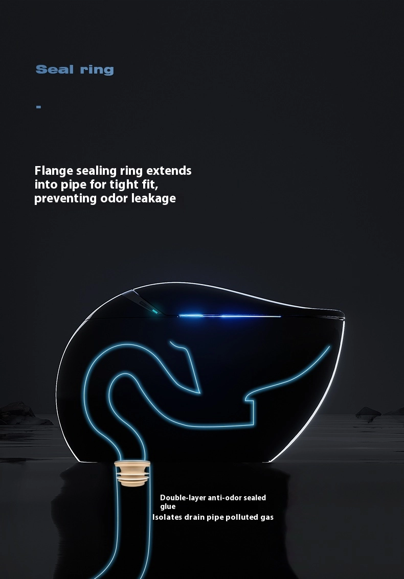 Advanced Odor Control A carefully designed flange seal penetrates deep into the drainage inlet, combined with a double-layer, odor-blocking gel to keep your bathroom fresh. This dual sealing approach prevents sewer gases and unpleasant smells from escaping.