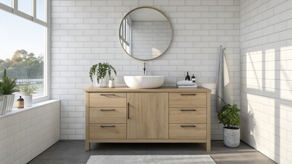 How much does it cost for a custom bathroom vanity in bulk?