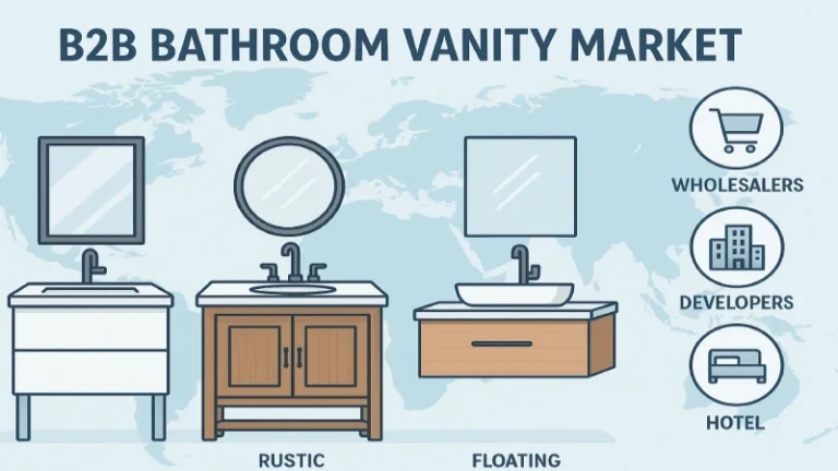custom bathroom vanity market