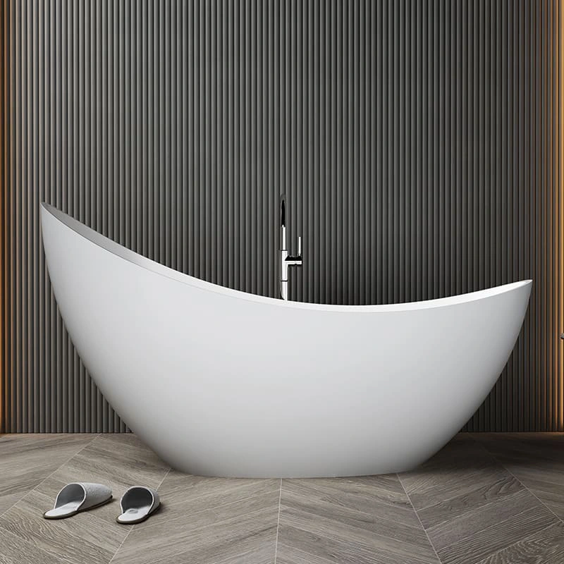 DG801 Durable Acrylic Soaking Tub Non-Slip Bottom Easy Installation for Bathroom Remodels