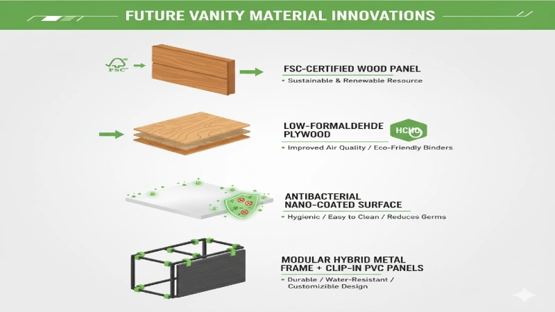 future custom bathroom vanity materials