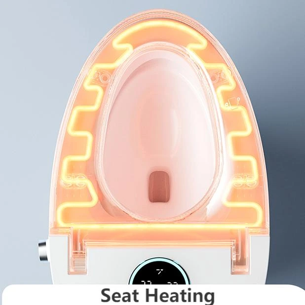 Seat Heating 051 Luxury Smart Toilet with Auto Lid Open Close Air Dryer Intelligent Sterilization for Bathroom Projects