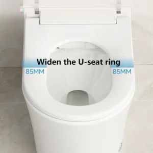 Wide Bidet 067 Intelligent One-Piece Toilet with Auto Open Lid and Warm Air Dryer