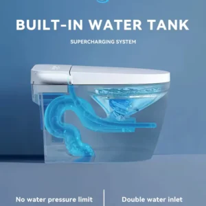Tank 090 Smart Toilet with Remote Control, Heated Seat, and Night Light Function