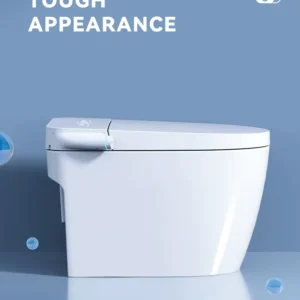090 Smart Toilet with Remote Control, Heated Seat, and Night Light Function