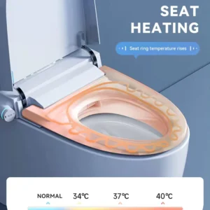 Detail 3 090 Smart Toilet with Remote Control, Heated Seat, and Night Light Function